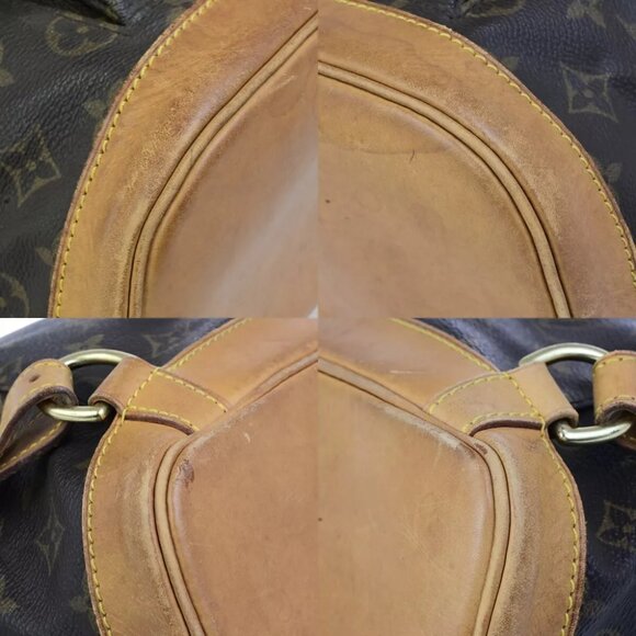 LOUIS VUITTON Montsouris MM Backpack Bag Monogram Leather Brown M51136 77ED313 - Picture 4 of 14